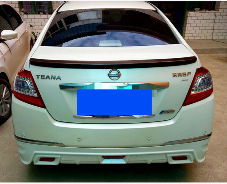 Nissan Tianyi cánh đuôi Tianzhu Duke cánh đuôi 08-12 cũ sửa đổi đặc biệt miễn phí sơn đục lỗ - Sopida trên đuôi gió the thao ô tô