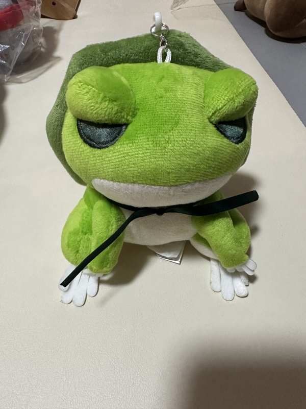 Green Little Frog Plush Toy Pendant