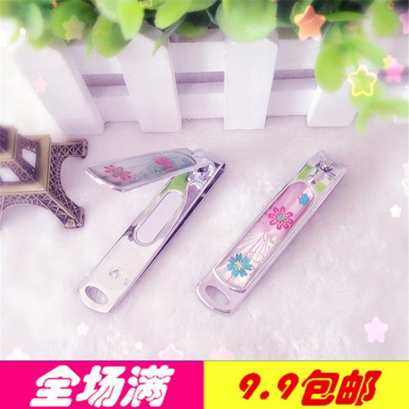 Stainless steel round handle cut nail clippers Home portable nail clippers manicure nail tool nail clippers