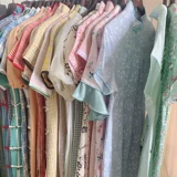 Off-code оформление, сладкое и крутое, в стиле Китайской Республики, в литературном ретро-китайском стиле, с пряжкой, большой размер, улучшенная версия, повседневное платье Cheongsam для женщин