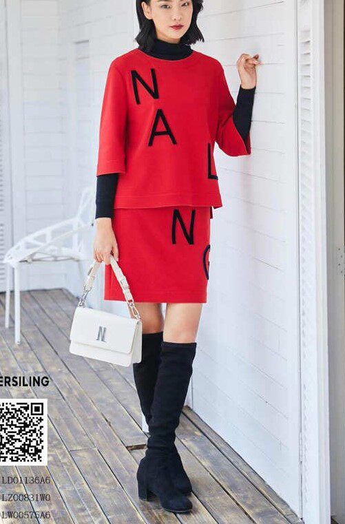 NERSILIING Enling special cabinet to buy 2020 Spring paragraph half body dress LW00575A6 2390