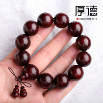 Collection of Gold Star small leaf red sandalwood hand string mens beads 108 female Indian authentic wood evil mens bracelet