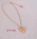 American Swarovski golden love necklace 5101269 spot