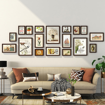 Living room photo wall decoration free hole creative photo wall Photo frame wall Cultural wall Background album frame wall hanging wall combination