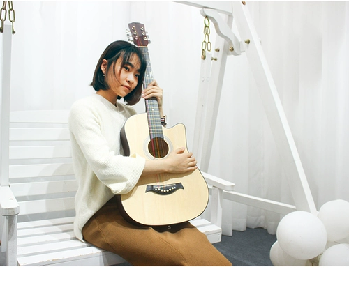 Гитара для начинающих подходит для мужчин и женщин, музыкальные инструменты для школьников, 38 дюймов, 41 дюймов