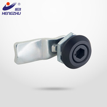 Hengzhu cabinet lock MS725 tongue turn small round black door lock standard industrial cabinet door lock factory direct sales
