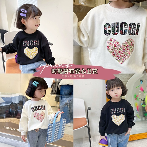 Детская толстовка, лонгслив, детские осенние нарукавники, цветочный принт, детская одежда, свободный крой, коллекция 2021