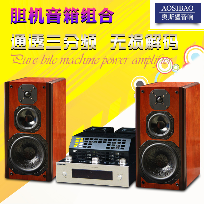 Fever 8 inch bile speaker combination electronic tube hifi amplifier sound set non-destructive Bluetooth 5.0 home