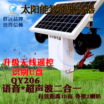 QY206 High Power Solar Voice Dispeller Ultrasonic Vegetable Garden Orchard Airport Home Farm God