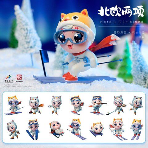 The whole set of the official blind box memorabilia model of the official blind box of the ice-snow-ice-snow-ice-snow-ice-snow-ice -