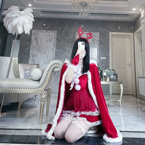 Сексуальная летняя униформа, красный плащ, косплей