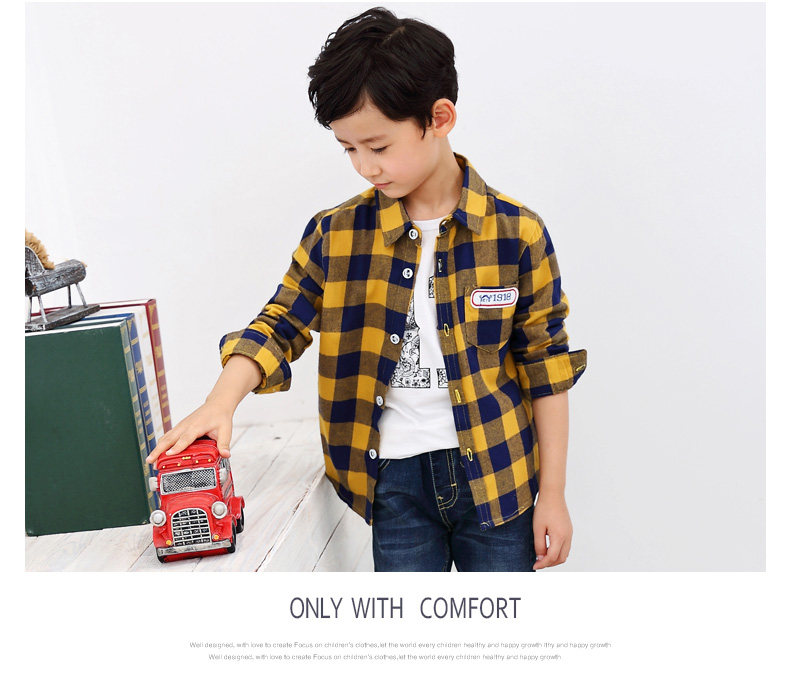 Chemise garcon à manche longue - Ref 2074648 Image 27