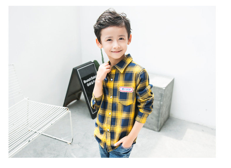 Chemise garcon à manche longue - Ref 2074648 Image 17