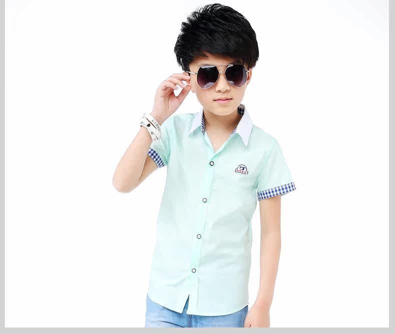 Chemise garcon à manche longue - Ref 2073555 Image 48