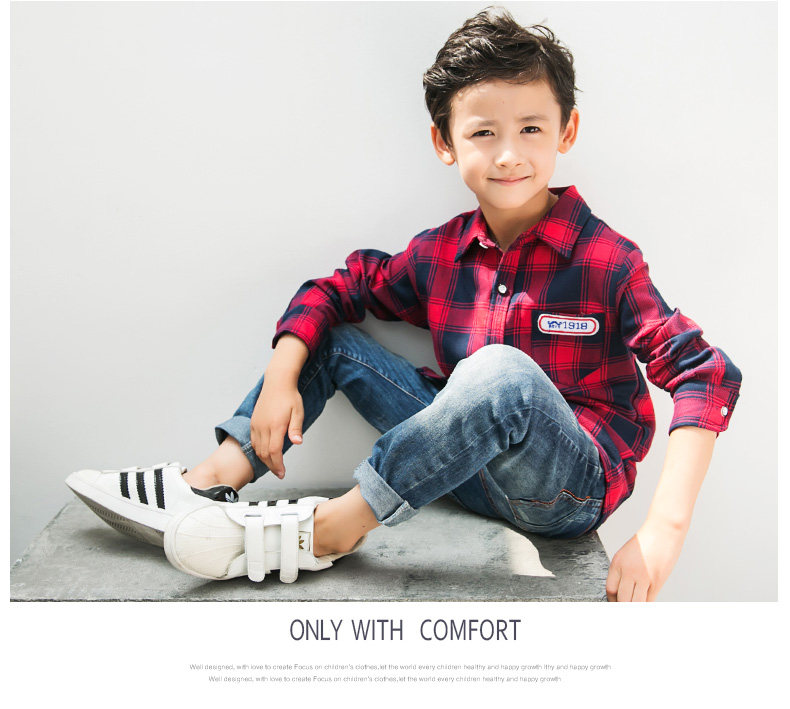 Chemise garcon à manche longue - Ref 2074648 Image 19