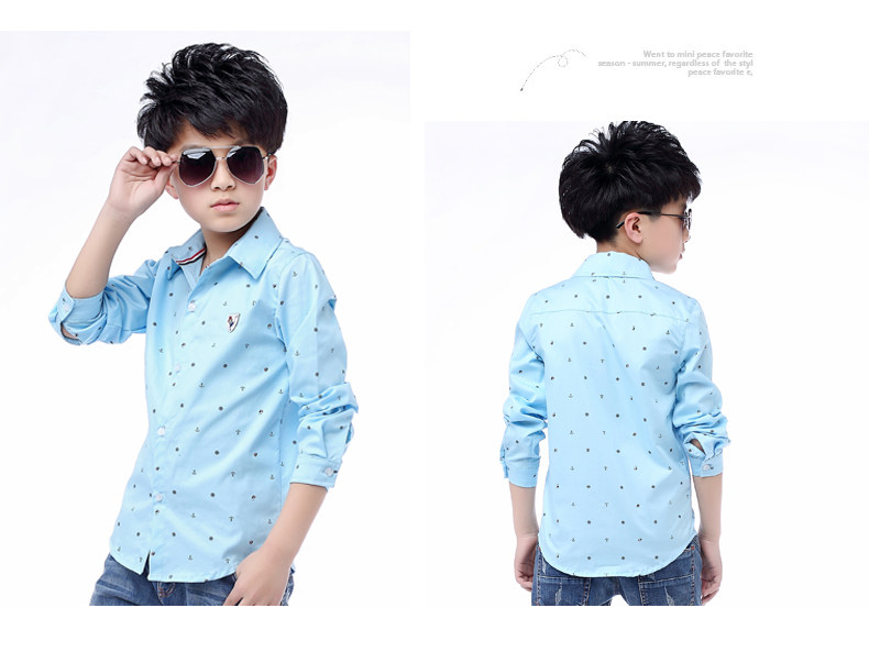 Chemise garcon à manche longue - Ref 2073489 Image 15