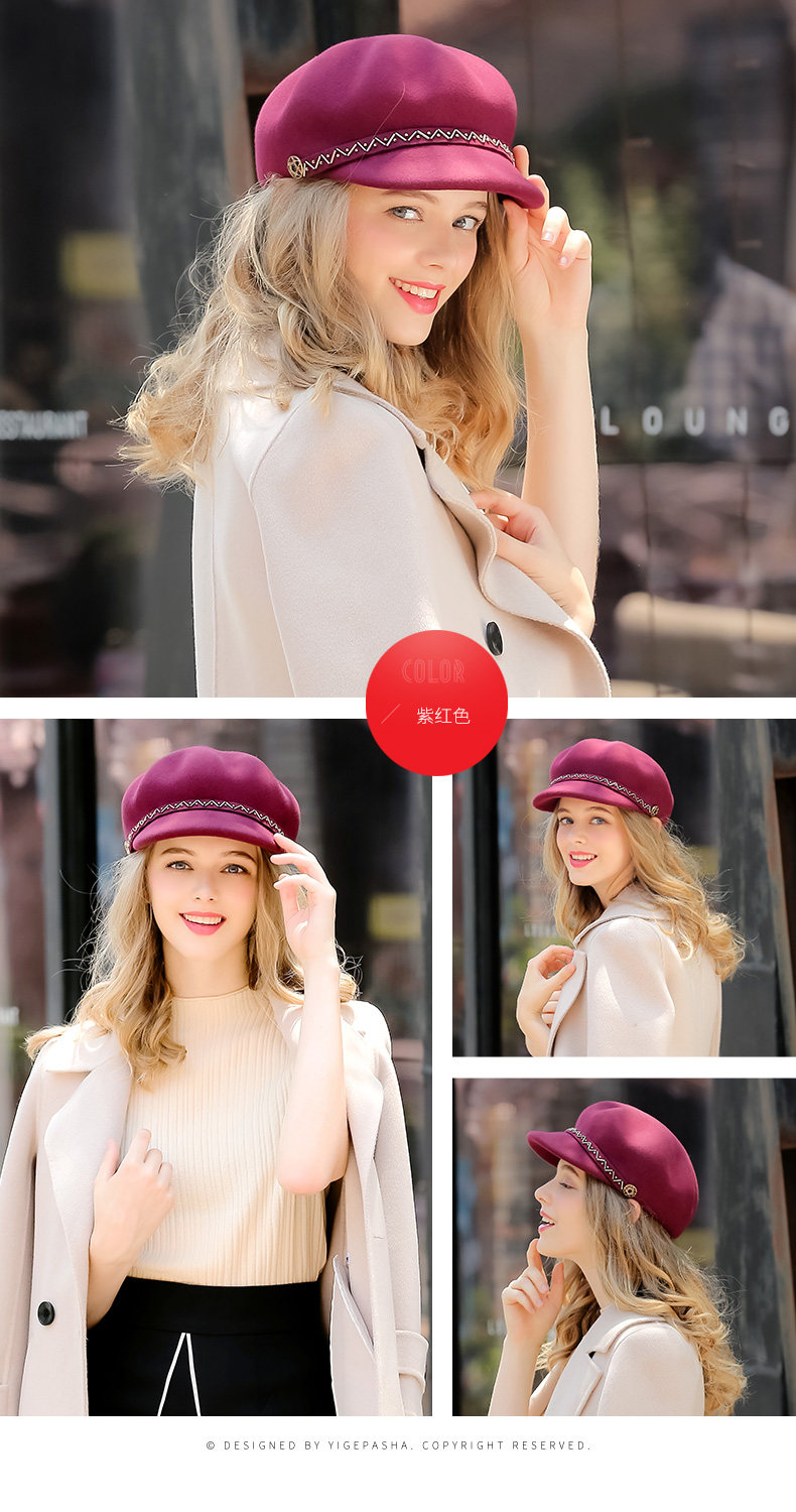 Chapeau pour femme      en Melange de laine - Ref 3233132 Image 16