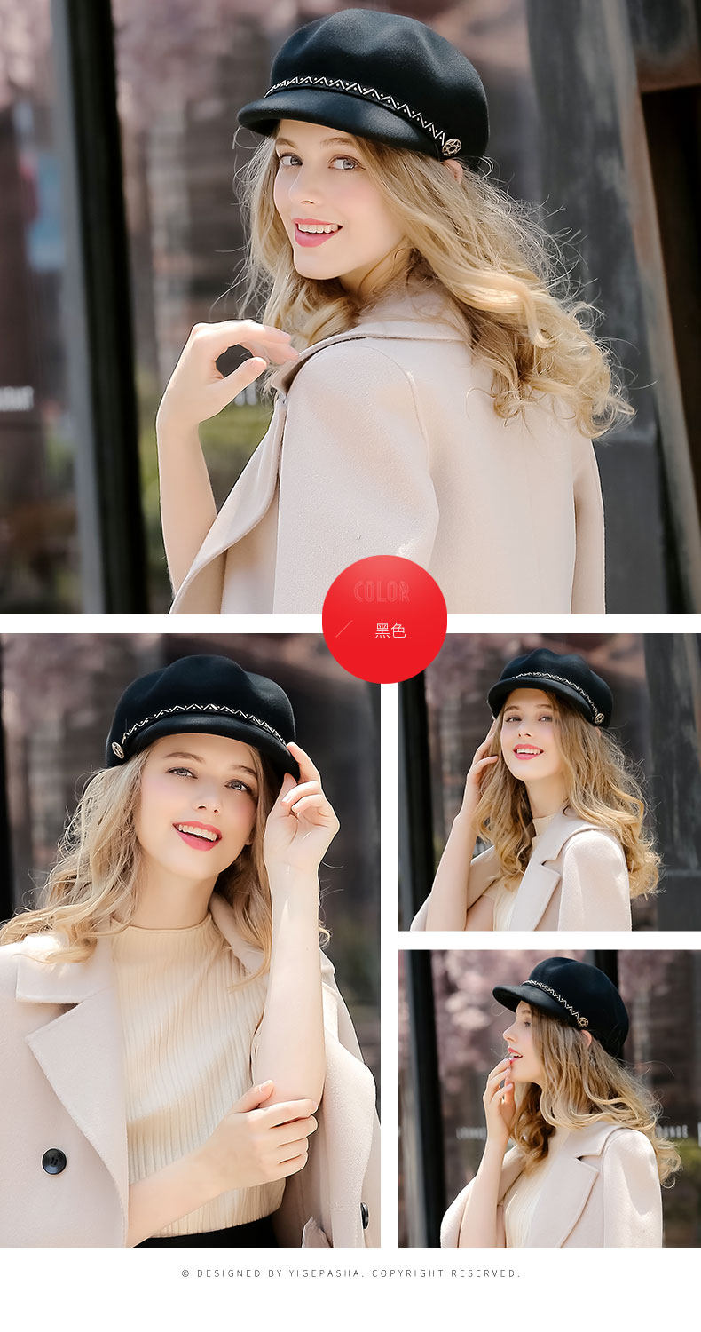 Chapeau pour femme      en Melange de laine - Ref 3233132 Image 15