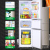 tủ lạnh trưng bày Ronshen / 容 BCD-220WD11NY Tủ lạnh ba cửa làm mát bằng không khí tủ lạnh 140l Tủ lạnh