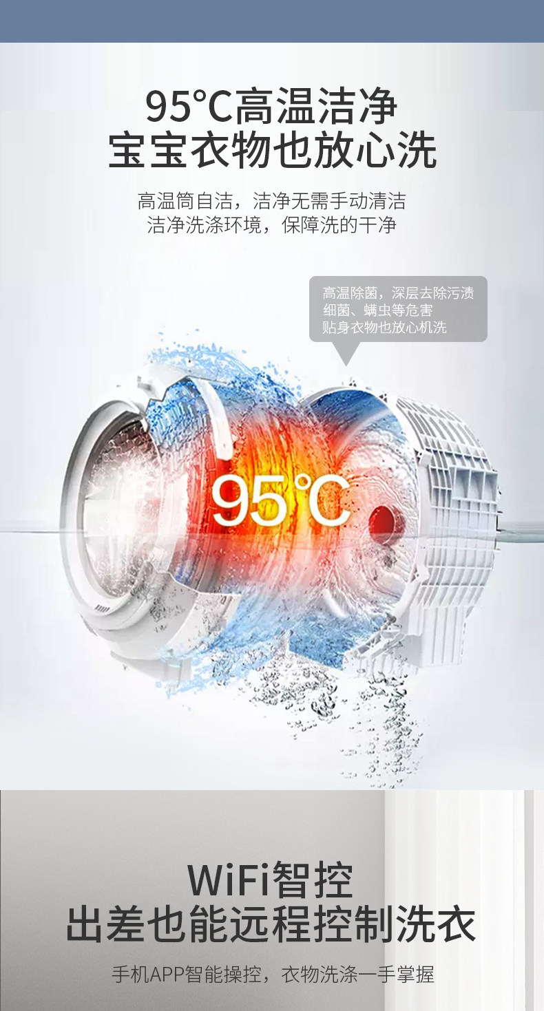 Лед мыть комплект 容声bcd-320wd12myp冰箱+rh100d1256byt洗衣机套装 Ronshen