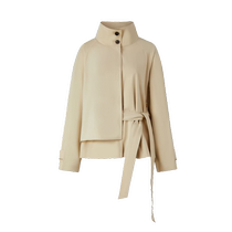 Eland windbreaker jacket womens short stand collar loose casual design womens 2024 autumn new style