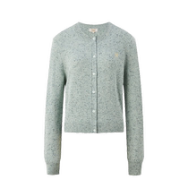 Eland Yilian Mao Sweater Womens College Style Contains Sheep Wool Stretch Warm Sweater 2024 Autumn New Style