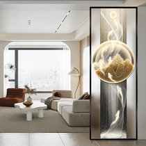 Customized art glass modern simple screen partition living room bedroom entrance shielding home entrance tempered decoration