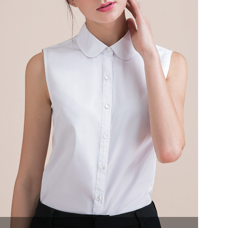 Sleeveless Shirt for Women, Versatile, Loose, Slimming, Chiffon, Sleeveless, Korean Style, 2026 Autumn and Winter New Shirt with a Fake Collar