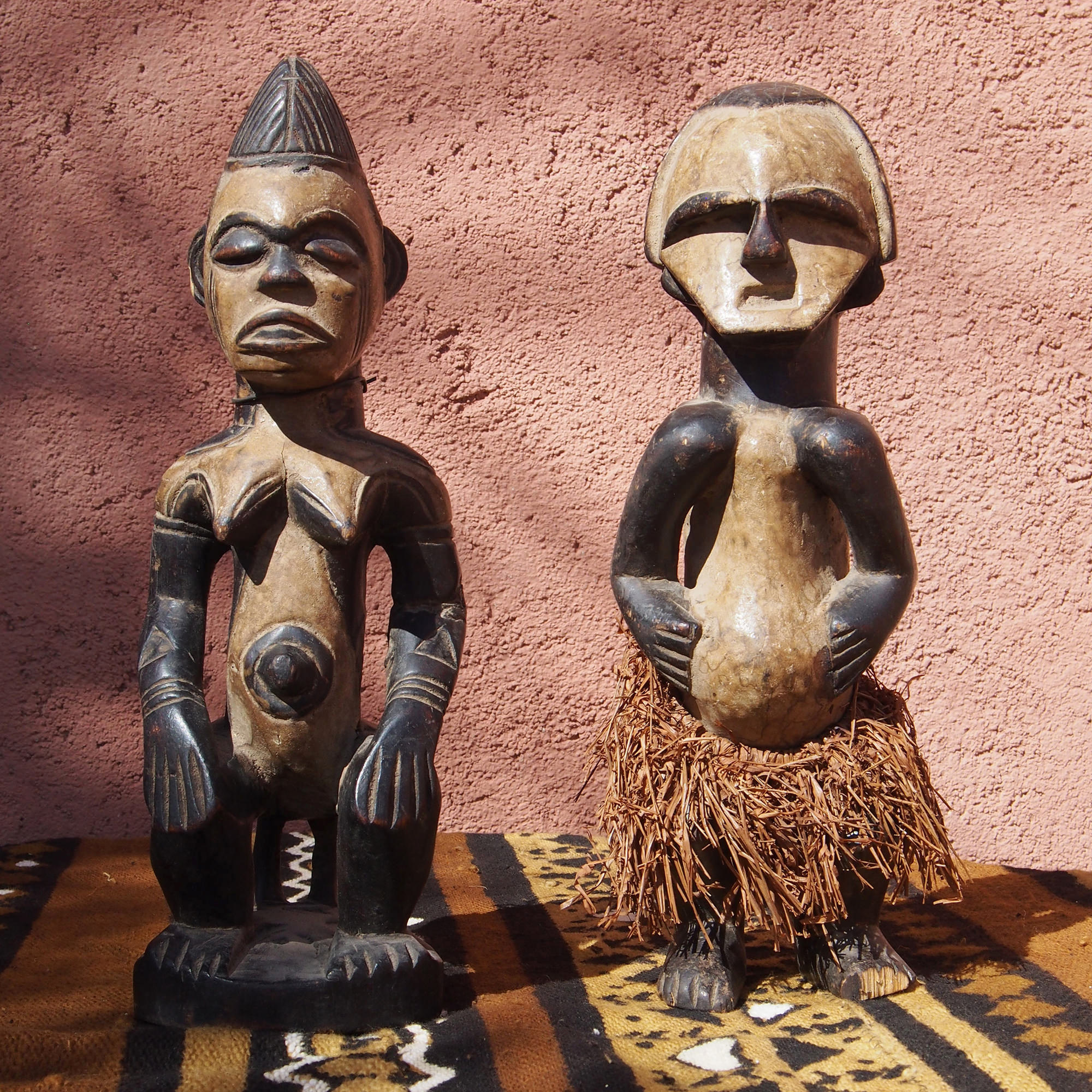 African antique West African tribal figures wooden statues in Africa treasured wall decoration gifts antique