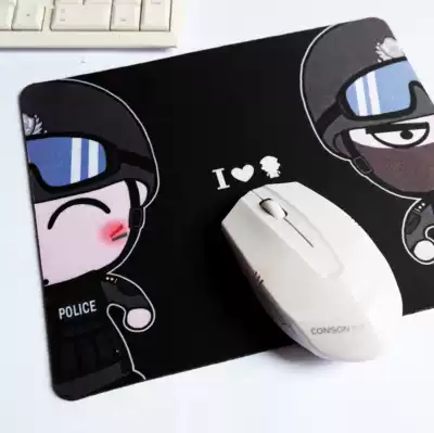 Office desk pad keyboard waterproof writing pad lock edge cartoon mouse pad large thick notebook computer book table pad