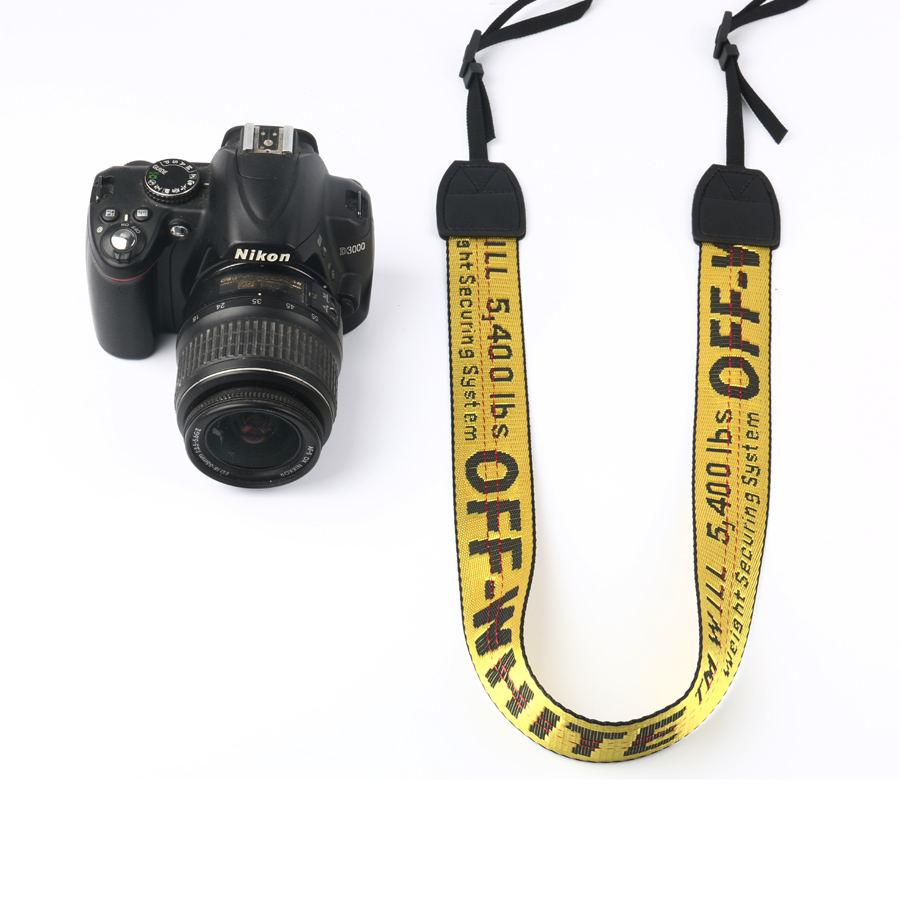 Mới SLR dây đeo máy ảnh kỹ thuật số dây đeo máy ảnh máy ảnh micro duy nhất với một dây đeo vai offwhite đơn - Phụ kiện máy ảnh DSLR / đơn túi máy ảnh vintage
