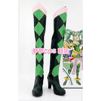 A1436 Battle King's Hurricane Spirit Blue Ruobing Wheel of Destiny War God Cos Shoes Cosplay Shoes