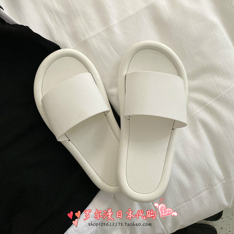 Japan GP indoor home soft-soled slippers female summer non-slip couple bathroom bath sandals men wear outside