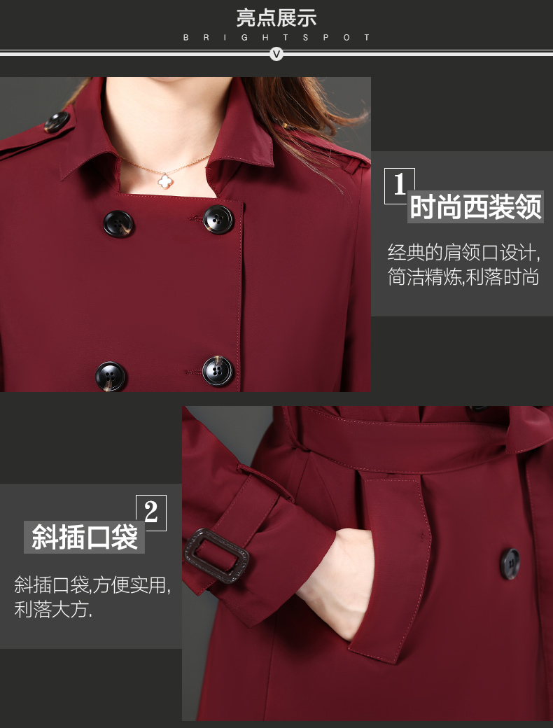Trench pour femme      en Polyester - Ref 3227293 Image 10