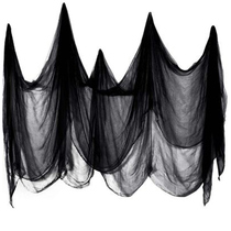 Halloween decoration haunted house set spider web chamber escape black prop yarn dyed ghost festival decorative cloth scene