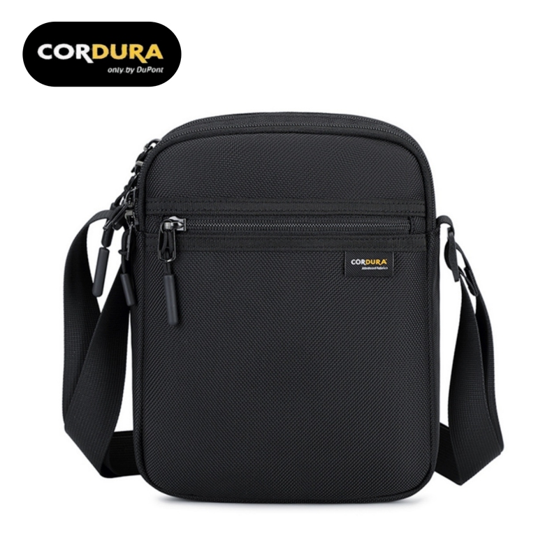 Cordura Cordura Ballistic Nylon Shoulder Crossbody Bag for Men and Women, Business Casual Bag, Large Capacity Waterproof Bag