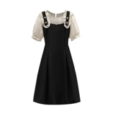 Летний дизайнерский комплект, платье, большой размер, подходит для полных девушек, по фигуре, тренд сезона