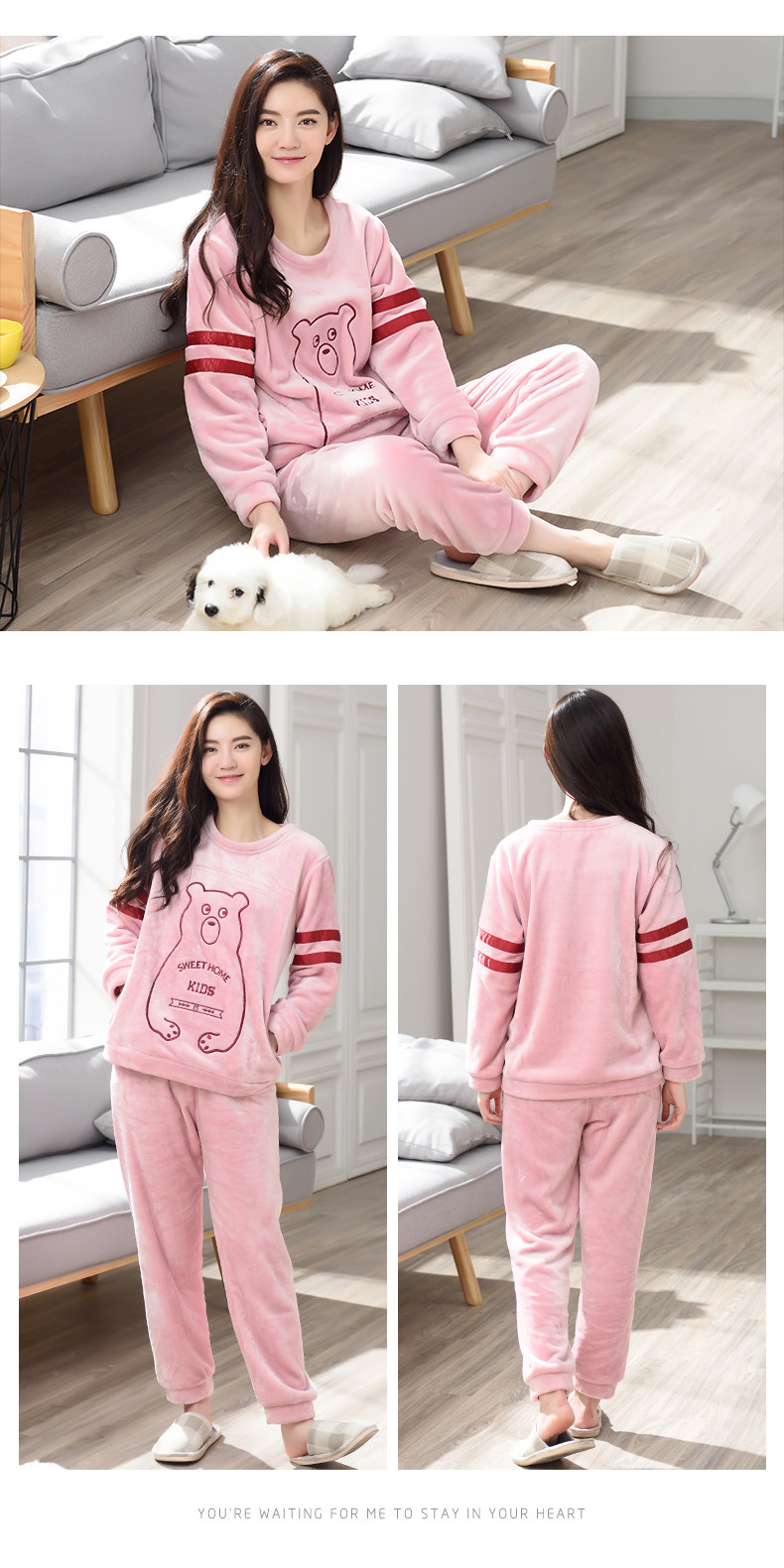 Pyjama mixte en Polyester Polyester  à manches longues - Ref 3005939 Image 14