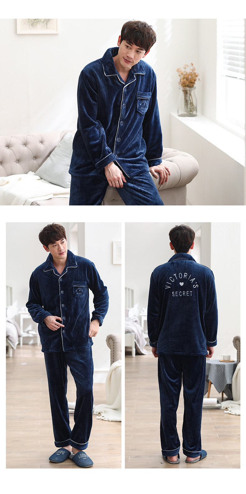 Pyjama mixte en Polyester Polyester  à manches longues - Ref 3005813 Image 14