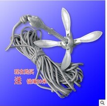 Inflatable boat anchor fishing boat