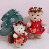 In Lina Bear Clothes Handmade plush Teddy Bear Change Christmas Clothes Winter Clothes