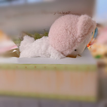 Douyin lamb bunniesBy The Bay little sitting sheep doll BJD headgear cotton doll 10cm headgear