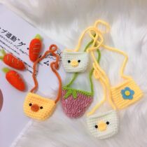 Douyin lamb bunnies doll small satchel bag cute handmade wool bag pet satchel bjb doll bag