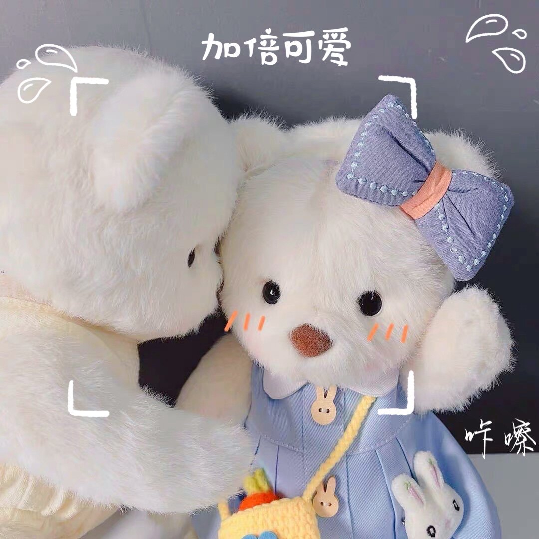 Original handmade Lena bear clothes handmade plush teddy bear clothes 30cm dress for kindergarten
