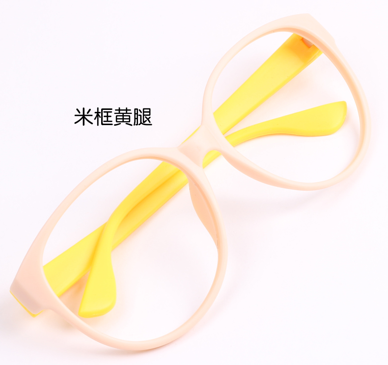 Xu hướng retro Ala Lei hoang dã không có ống kính gọng kính không chính thống nam nữ thời trang trang trí khung tròn lớn kính cận mỏng
