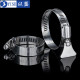 304 stainless steel clamp throat hoop pipe clamp buckle pipe hoop water pipe gas pipe tight hoop fixed clamp hoop