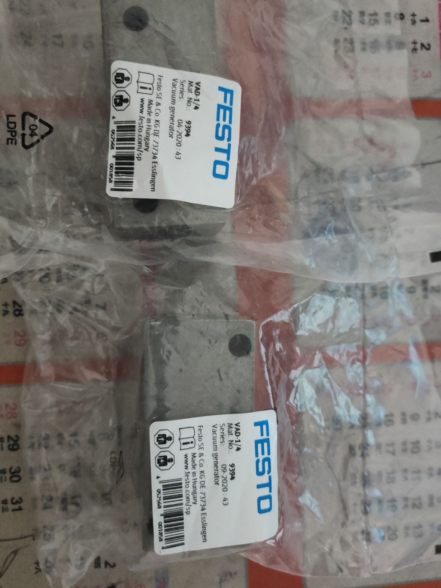 FESTO VAD-4 1 9934 of the total number of the