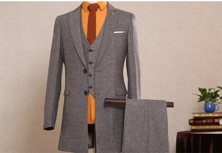 Costume homme en lainage pour Quatre saisons - Ref 1570787 Image 9