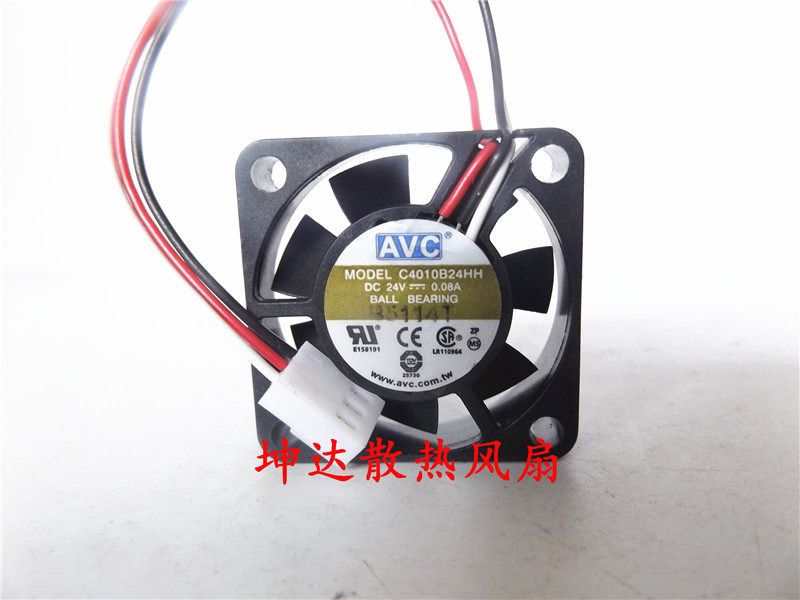AVC C4010B24HH 4010 4cm 4 cm double ball bearing 3-wire speed inverter heat dissipation fan