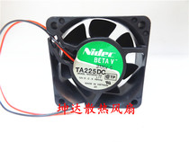 Nidec6025 M34605-55 6CM large air volume dual ball power chassis cooling fan 12V 0 58A